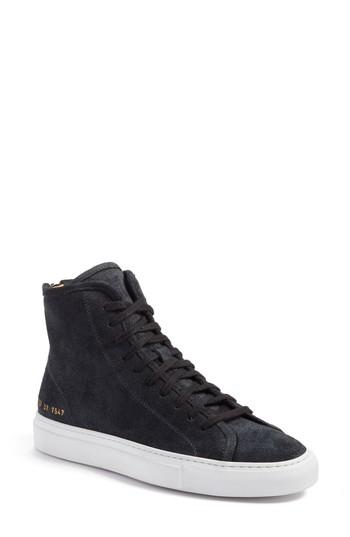 Women's Common Projects Tournament High Top Sneakers Us / 37eu - Black