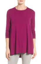 Women's Eileen Fisher Lightweight Jersey Top - Pink