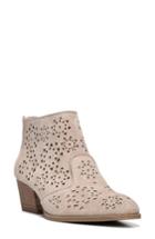 Women's Sarto By Franco Sarto Ashlee Block Heel Bootie M - Beige