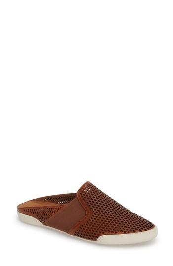 Women's Frye Melanie Perforated Mule .5 M - Brown