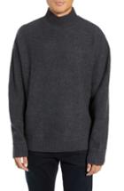 Men's Hope Bold Funnel Neck Wool Sweater Us / 46 Eu - Grey