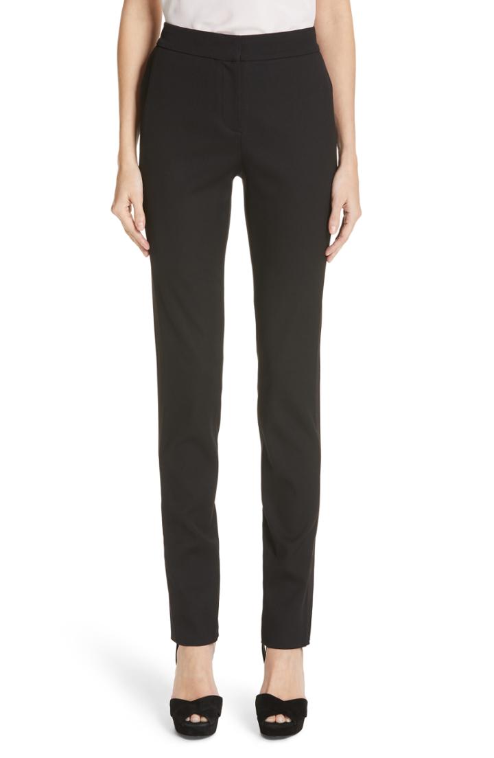 Women's Oscar De La Renta Slim Cigarette Pants