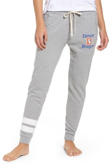 Women's Junk Food Nfl Denver Broncos Sunday Sweatpants, Size - Grey