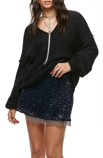 Women's Free People All Mine Sweater - Black