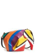 Loewe Multi Stripe Elephant Crossbody Bag -