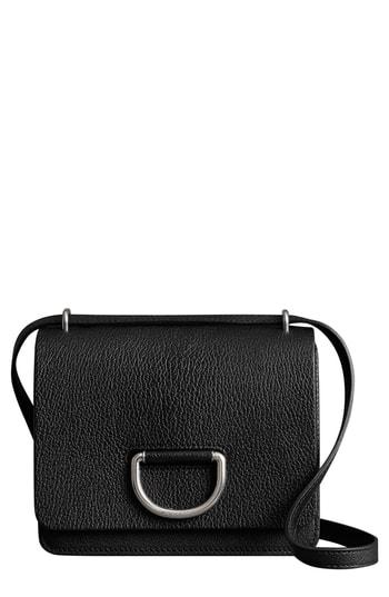 Burberry Small D-ring Leather Crossbody Bag - Black
