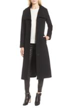 Women's Kenneth Cole New York Wool Blend Maxi Coat - Black