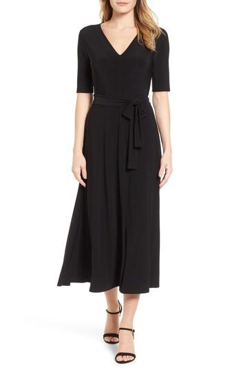 Women's Chaus Lisa Tie Waist Dress - Black