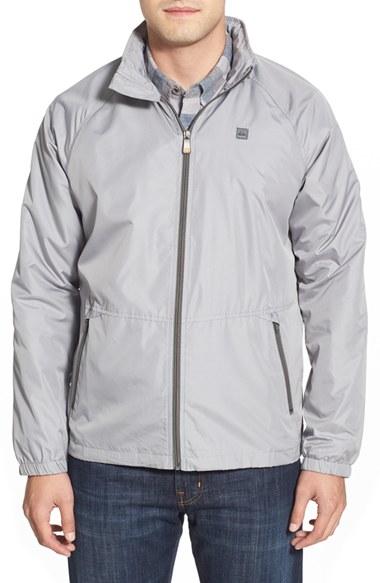 Men's Quiksilver Waterman Collection 'shell Shock' Lightweight Zip Jacket - Blue
