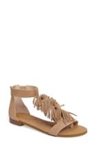 Women's Sole Society Koa Fringed T-strap Sandal