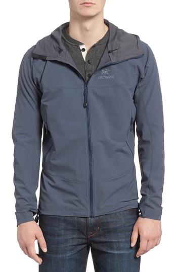 Men's Arc'teryx Gamma Lt Softshell Hooded Jacket - Black