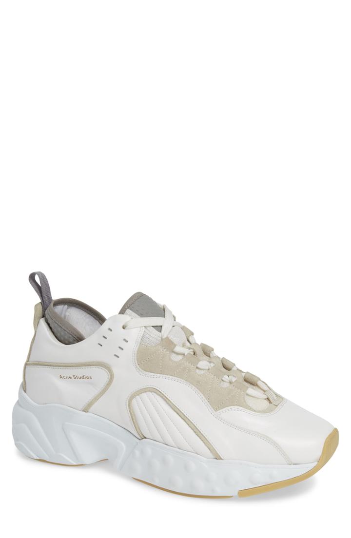 Men's Acne Studios Rockaway Built-up Sneaker Us / 40eu - White