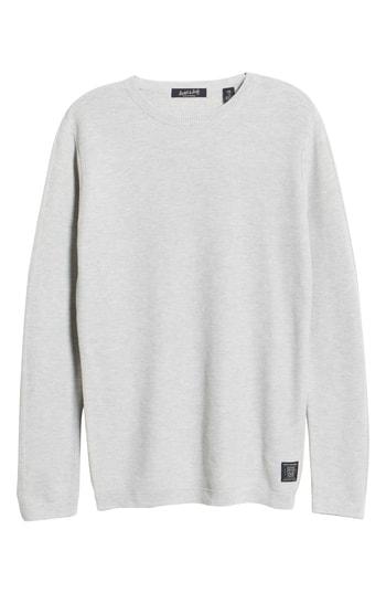 Men's Scotch & Soda Snow Washed Thermal Knit Sweatshirt - Grey