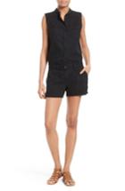 Women's Rag & Bone/jean Dumont Cutout Back Cotton Romper