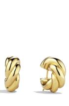 Women's David Yurman 'sculpted Cable' Small Earrings In Gold