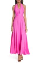 Women's Milly Charlie Halter Maxi Dress - Pink
