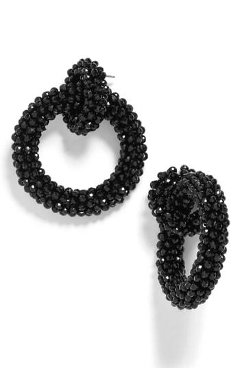 Women's Baublebar Emily Beaded Hoop Earrings