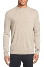 Men's Nordstrom Men's Shop Cashmere Crewneck Sweater - Brown