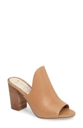 Women's Jessica Simpson Rainn Slide Sandal .5 M - Brown