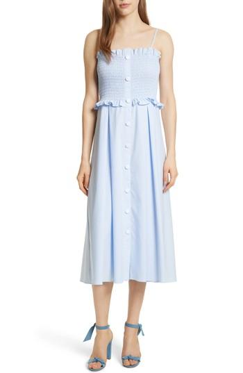 Women's Prose & Poetry Celina Box Pleat Midi Dress - Blue