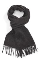 Men's Nordstrom Lambswool Scarf, Size - Grey