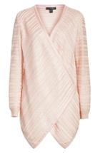 Women's St. John Collection Sequin Welt Stitch Wrap - Pink