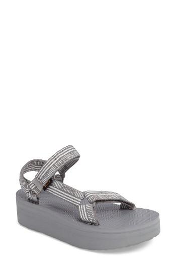 Women's Teva 'universal' Flatform Sandal M - Grey