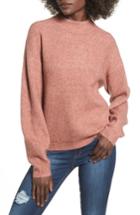 Women's Leith Cozy Ribbed Pullover, Size - Coral