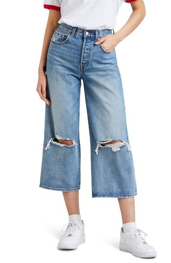 Women's Levi's High Water Wide Leg Jeans - Blue