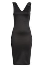 Women's Ted Baker London Belliah Bow Shoulder Body-con Dress - Black