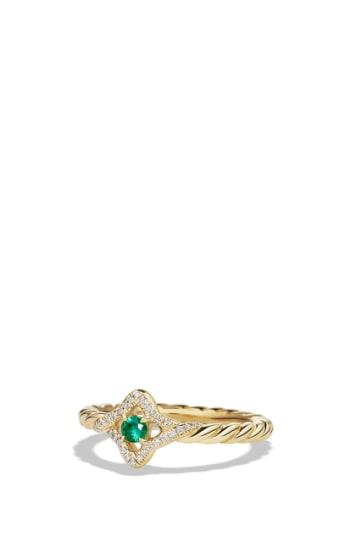 Women's David Yurman 'venetial Quatrefoil' Ring In Gold