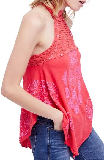 Women's Free People Mandolin Tank - Coral