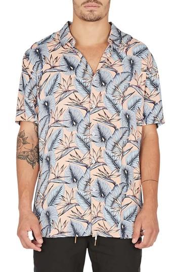 Men's Barney Cools Holiday Woven Shirt, Size - Blue