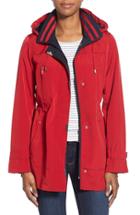 Women's Gallery Two-tone Silk Look Anorak