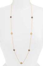 Women's Anna Beck Genuine Blue Pearl Station Necklace