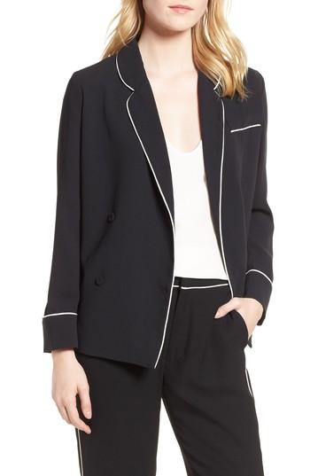 Women's Habitual Double Breasted Jacket - Black