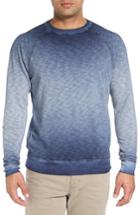 Men's Tommy Bahama 'santiago' Ombre Crewneck Sweatshirt, Size - Blue