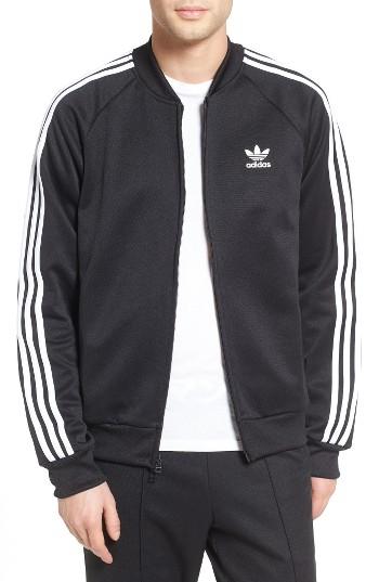 Men's Adidas Originals Superstar Relax Track Jacket - Black