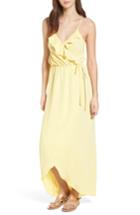 Women's Everly Ruffle Wrap Maxi Dress - Yellow