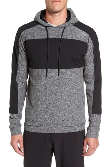 Men's Sodo Colorblock Stretch Hoodie, Size - Black