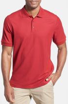 Men's Nordstrom Men's Shop 'classic' Fit Pique Polo, Size Small - Red