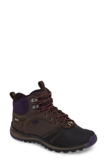 Women's Keen Terradora Wintershell Waterproof Hiking Boot M - Brown