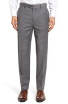 Men's Bensol Gab Trim Fit Flat Front Pants X 32 - Grey