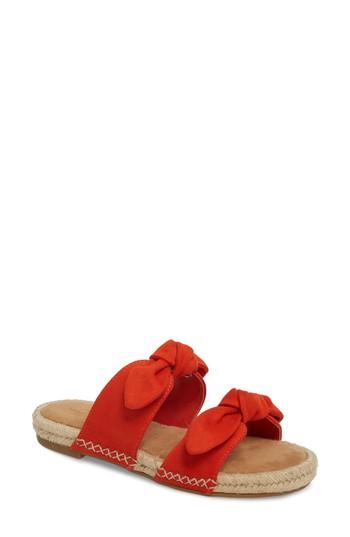 Women's Coconuts By Matisse Gianna Espadrille Slide Sandal M - Red