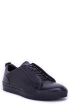 Men's Robert Graham Sharpe Textured Sneaker .5 M - Black