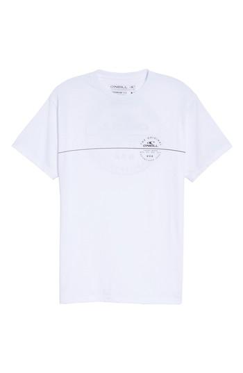Men's O'neill Conversion Graphic T-shirt, Size - White