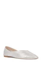 Women's Nine West Monika - 40th Anniversary Capsule Collection Skimmer Flat M - Metallic