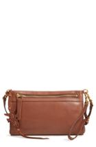 Women's Frye Carson Leather Wristlet/clutch - Brown