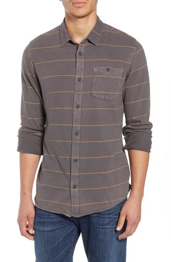 Men's O'neill Cowell Knit Button-up Shirt - Grey