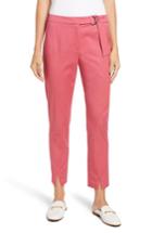 Women's Chaus Front Seam Twill Pants - Pink